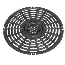 Fritöser-Rund fritösplatta med fritös med silikonborste och hylsa - 22 cm / 8,7 tum