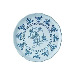 Tallrikar & Bordsserviser-RUND LITEN BRICKA 'JOSEPHINE' BLÅ GUZZINI