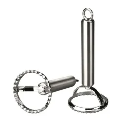 Ibili Pastaformar & Pastastansar-RUND RAVIOLI PASTASKÄRARE - 18 % SUPERIOR KVALITET ROSTFRITT STÅL - DIAMETER 6 CM - SÄKER I DISKMASKINEN