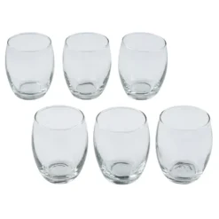 Glas-Runda Dricksglas i 6-pack med volym på 35 cl