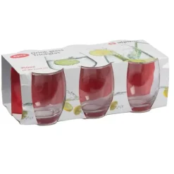 Glas-Runda Dricksglas i 6-pack med volym på 35 cl