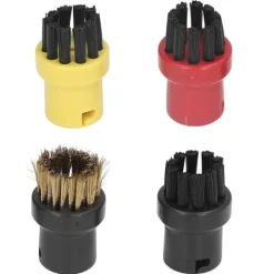 Runda små borsthuvuden ångrengöringsborstar för Karcher SC1 SC2 SC3 SC4 SC5 SC7