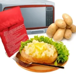 Påsar För Ångkokning-sac potatis express snabbmikrovågsugn tillagning 5 min potatis