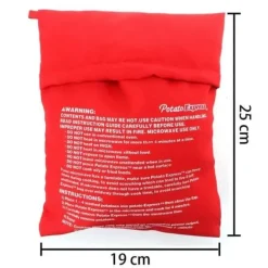 Påsar För Ångkokning-Sachet de Cuisson - Potato Express - Housse Rapide - Fiber av Polyester - 25x19 cm - 4 Potatisar
