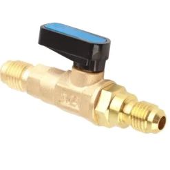 1/4SAE Verktyg för luftkonditionering, kylskåp, köldmediumreglerventil, adapter, fluorkulventil