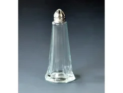 Saltstrykare 11 cm 6 hål Glas/krom,1 st