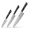 SAMURA Harakiri 3 Messer Set. svart handtag