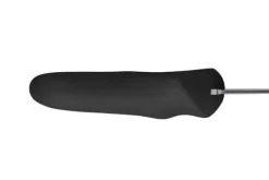 SAMURA Köksknivar-PEARL 3,0” Ostronkniv - Premium Japanskt Stål Svart Köksverktyg för Precisionsöppning av Skaldjur och Kulinarisk Förträfflighet