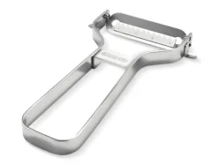 SAMURA Premium Rostfritt Stål Grönsaksskalare med Julienneblad - Högkvalitativt Japanskt Köksverktyg för Enkel Matberedning