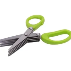 Kökssaxar-Saxen 5-lagers rostfritt stål Flerskiktssax Sax Kökssax Klipp gräs Klipp grön lök tjock