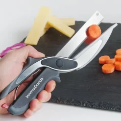 Kökssaxar-Saxkniv med Integrerad with Miniskärbräda Scible InnovaGoods