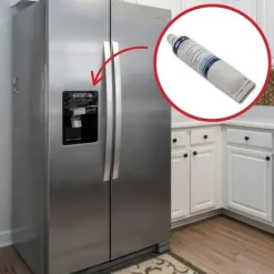 Whirlpool Kylskåp-SBS002 kompatibelt vattenfilter för BAUKNE Kyl - Frys