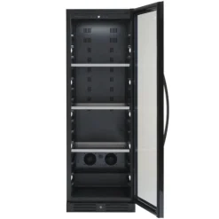 Vinkylar-Scandomestic SV 138 B - Vinkylskåp - 1 Zon - bredd: 59,5 cm - djup: 68,2 cm - höjd: 176,4 cm - 461 liter - svart - Upp till 138 flaskor