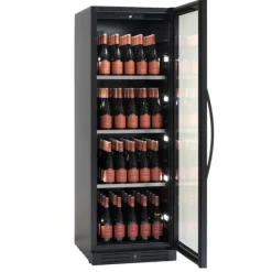 Vinkylar-Scandomestic SV 138 B - Vinkylskåp - 1 Zon - bredd: 59,5 cm - djup: 68,2 cm - höjd: 176,4 cm - 461 liter - svart - Upp till 138 flaskor