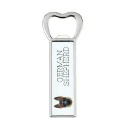 Drinkshakers & Drinkverktyg-Schäfer, Alsace I - flasköppnare med foto och inskription för Art-Dog öl