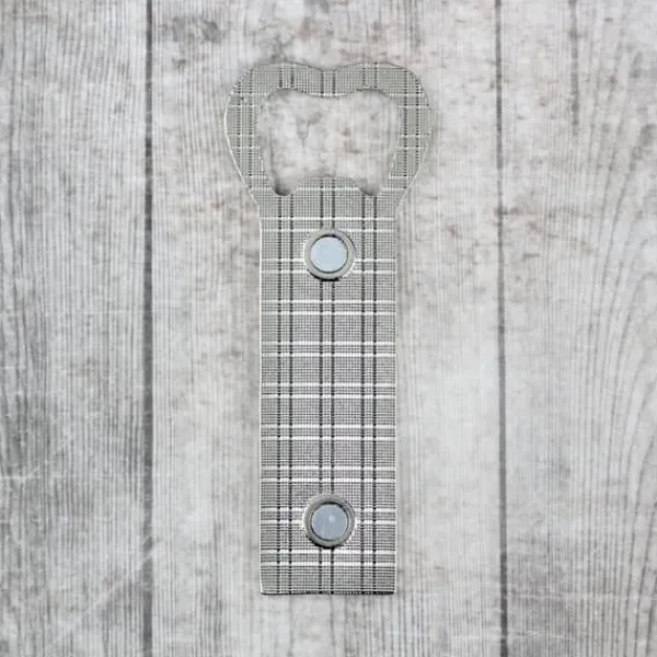 Drinkshakers & Drinkverktyg-Schäfer, Alsace I - flasköppnare med foto och inskription för Art-Dog öl