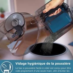 Philips Golvdammsugare-Säckfri dammsugare - - FC9729/09 - Serie 7000 Power pro Expert - 900W - PowerCyclone 8 - Röd