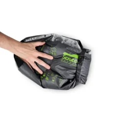 Tvättutrustning-SCRUBBA WASH BAG 13.5L Black, tvättpåse resa, drybag med inbyggd tvättbräda