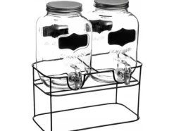 Secret de Gourmet Dubbel dryckesautomat på stativ, 4L x 2 stycken per set