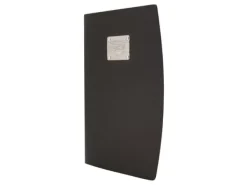 Tillbehör För Matservering-Securit® A4 RIO menuomslag med bestikdesign i sort