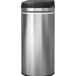 Soptunnor & Papperskorgar-Sensor-soptunna 42 L med soft close, rostfritt stål, hygieniskt kök
