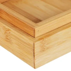 Serveringsfat set, bambu, 5.5x47x32.5 cm, natur
