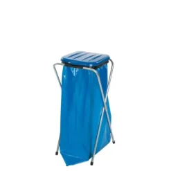 Tillbehör Till Avfallshantering-Serveringsställshållare för 120L sopsäckar och avfallspåsar, BLÅ