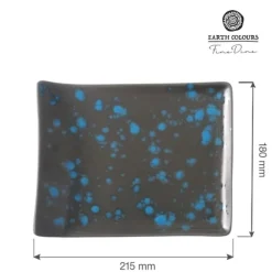 Tallrikar & Bordsserviser-Serveringstallrik Flora 215x180 mm (4 st)