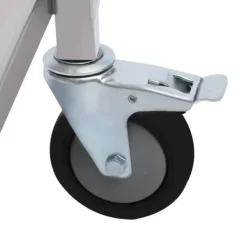 Tillbehör För Matservering-Serveringsvagn - Rostfritt stål - 3 våningar - Med hjul - För restaurang, kök och hotell