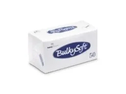 Servett BulkySoft 33x33 cm 2-lagers 1/8-veckad Vit,40 pk x 50 st/kartong