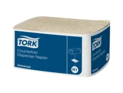 Pappersservetter-Servett Tork N1 Novafold 32x31 cm naturbrun,24 pk x 300 pk/krt