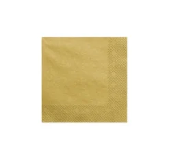 Servetter 'Gold metallic'