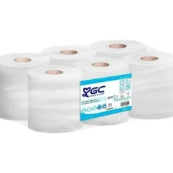 Pappershanddukar-Servetter I Papper Gc 143 M Vit (6 Enheter)