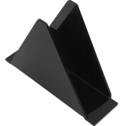 Köksorganiserare-Servetthållare för bord Akryl Farmhouse Servetthållare Upprätt vertikalt Matbord Servettautomat för kök Svart