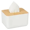 Pappersnäsdukar-Servetthållare, 10x17x13 cm, Vit