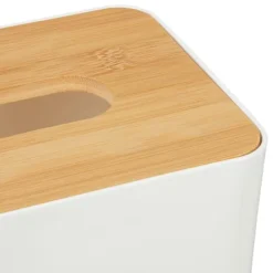 Pappersnäsdukar-Servetthållare, 10x17x13 cm, Vit