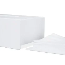 Servetthållare, 7,5x24x12 cm, Vit