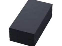Serviet Bio Dunisoft 40x40 cm 1/8-fold sort,6 pk x 60 stk/krt