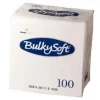 Serviet BulkySoft 24x24 cm 2-lag hvid - (100 stk.)