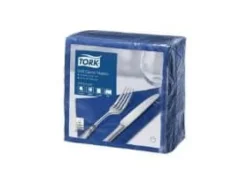 Pappersservetter-Serviet Tork 39x39 cm 3-lag Blå,12 pk x 100 stk/krt