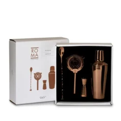 Verktygsset För Drinkar-SET COCKTAIL I STÅL IDÉ GÅVOSHAKER