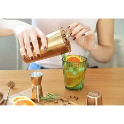 Verktygsset För Drinkar-SET COCKTAIL I STÅL IDÉ GÅVOSHAKER