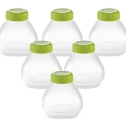 Yogurtmaskiner-SET MED 6 FLASKAR + KAPSAR FÖR SEB YOGHURT MAKER - BVMPIECES