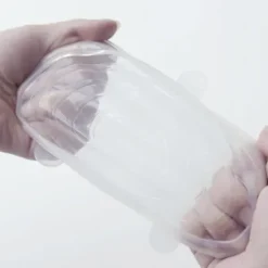 Skållock-Set med 6 st Återvinningsbart silikonlock Universal Stretch Lock Lufttätt Stretch Giftfri Smaklös matkonservering