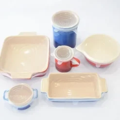 Skållock-Set med 6 st Återvinningsbart silikonlock Universal Stretch Lock Lufttätt Stretch Giftfri Smaklös matkonservering