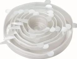 Skållock-Set med 6 töjbara silikonlock KINGHOFF KH-1902