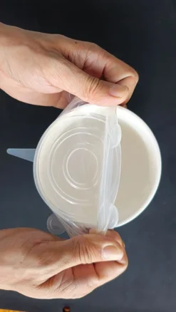 Skållock-Set med 6 töjbara silikonlock KINGHOFF KH-1902