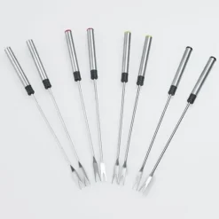 Severin Fondueset-FO2473 Elektrisk fonduegryta - Avtagbar fonduegryta i rostfritt stål - 8 personer