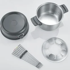 Severin Fondueset-Fondue - FO2473 - Kapacitet 1,4 l - Upp till 8 personer - Justerbar termostat - 1500 W