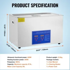 SH-2 Magnetrörare med värmeplatta - 180W magnetrörare - 120x120mm, 1L kapacitet.